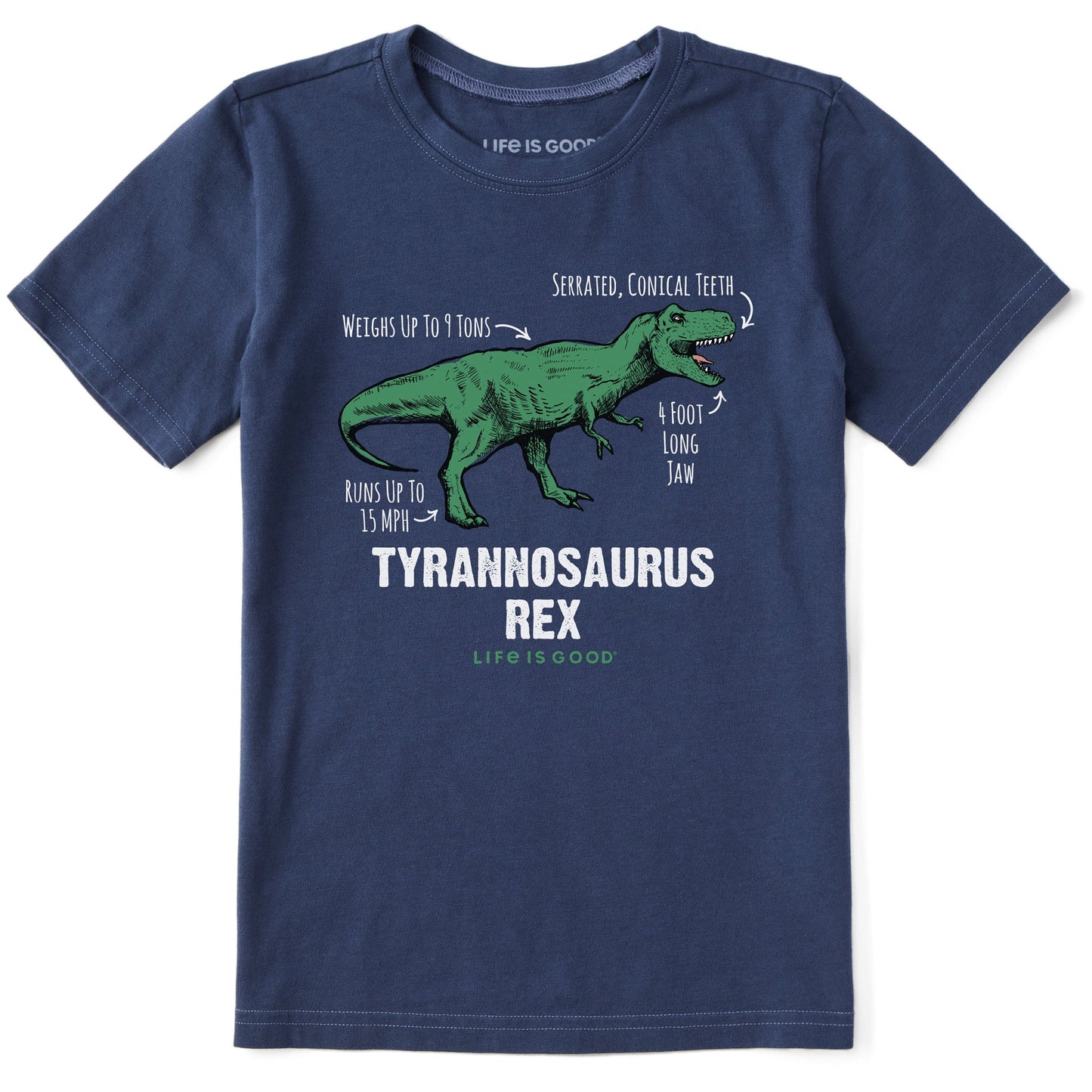 Kids Tyrannosaurus Rex Short Sleeve Crusher Tee