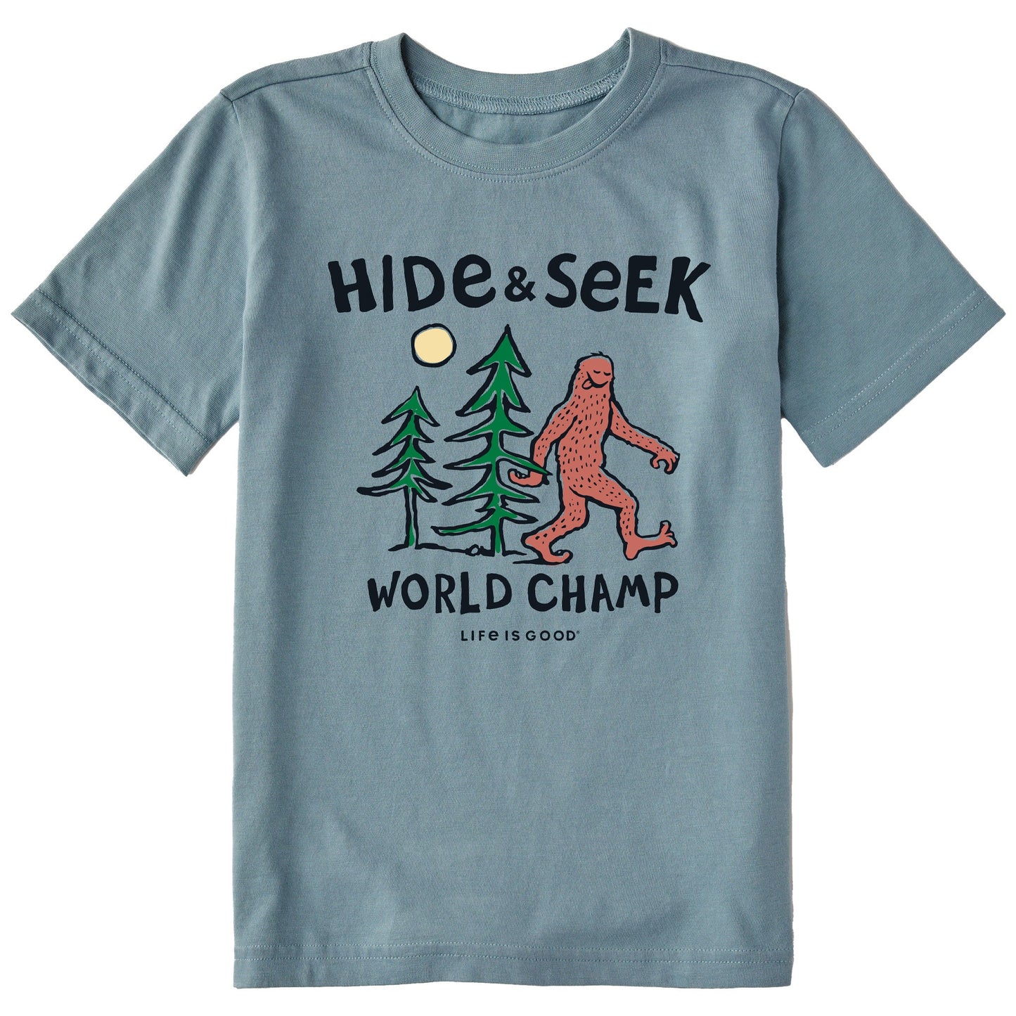 Kids Hide & Seek Champ Short Sleeve Crusher Tee