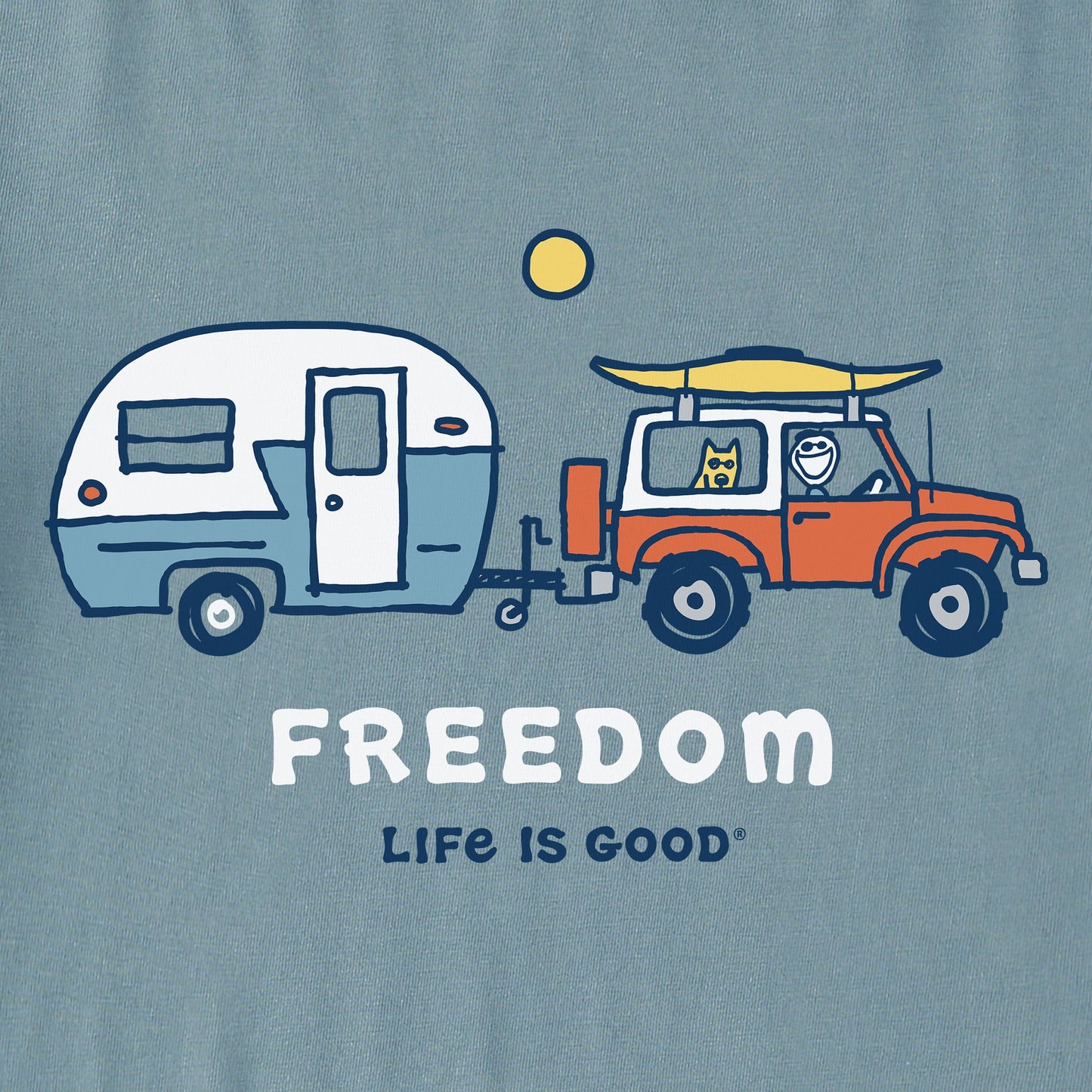 Men's Jake and Rocket Freedom Short Sleeve Crusher-LITE Tee