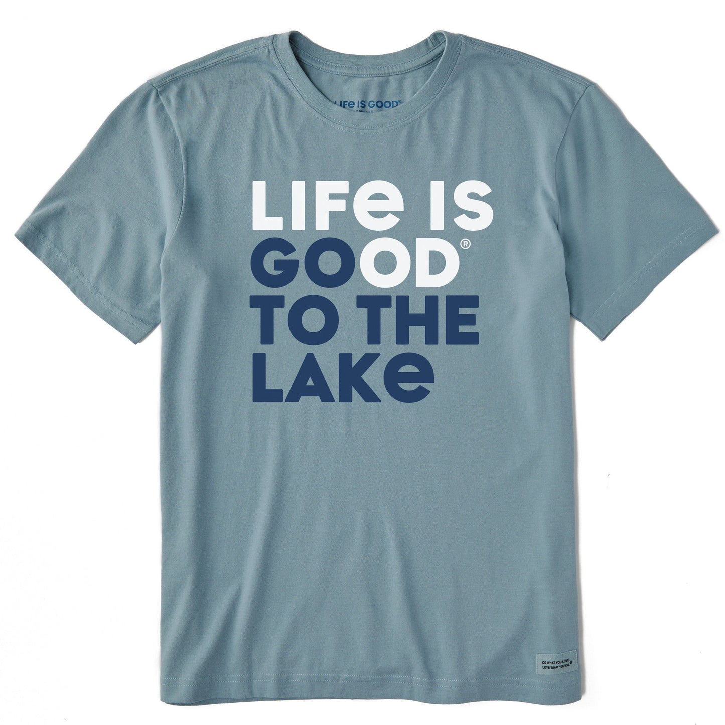 Men's Life is Good Go to the Lake Short Sleeve Tee