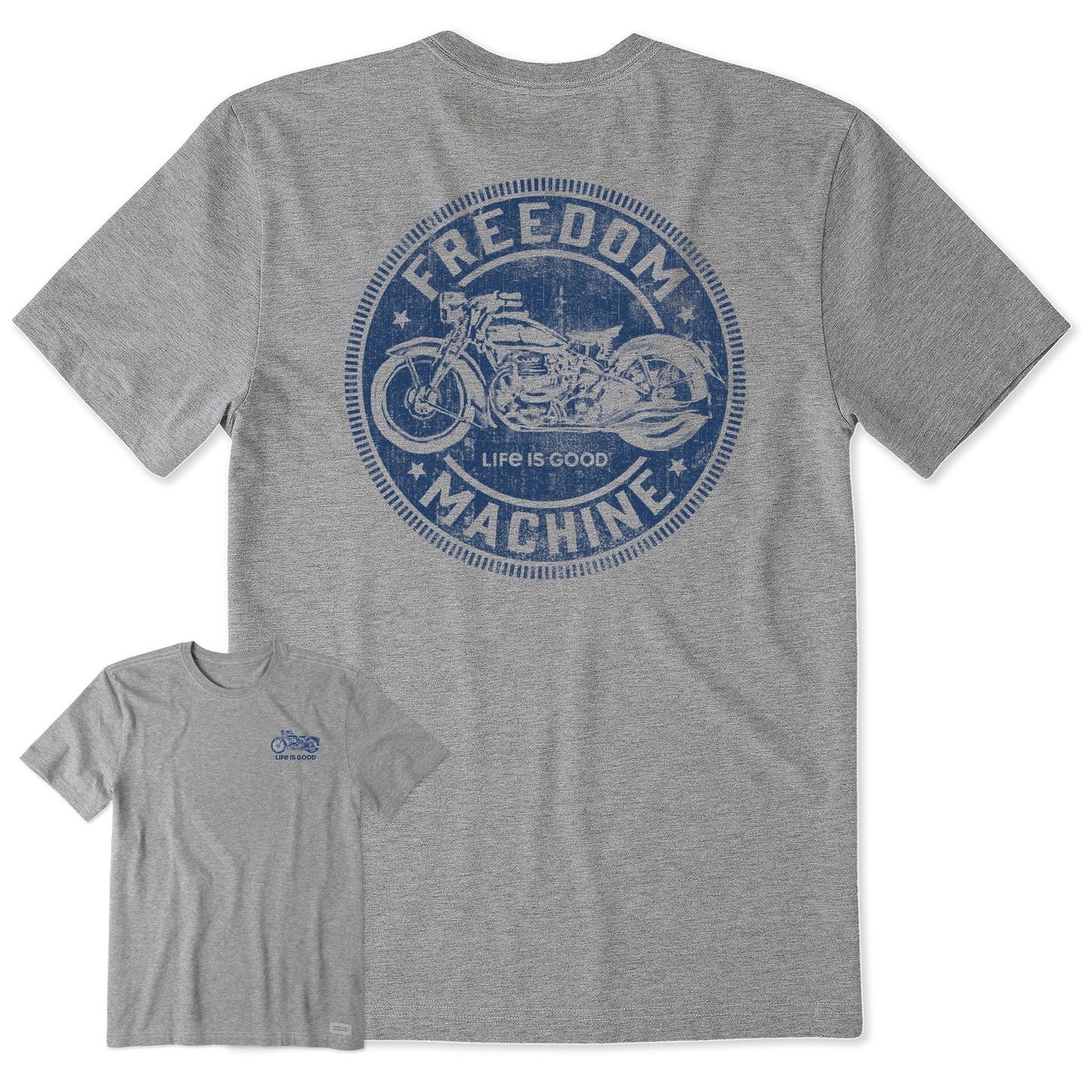 Men's Freedom Machine Motorcyle Short Sleeve Crusher-LITE Tee
