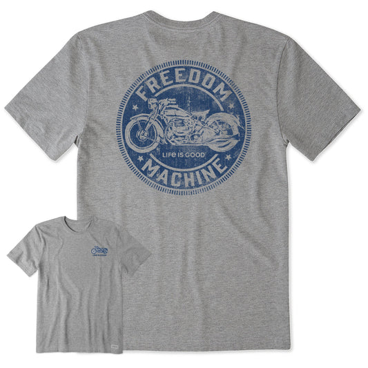 Men's Freedom Machine Motorcyle Short Sleeve Crusher-LITE Tee