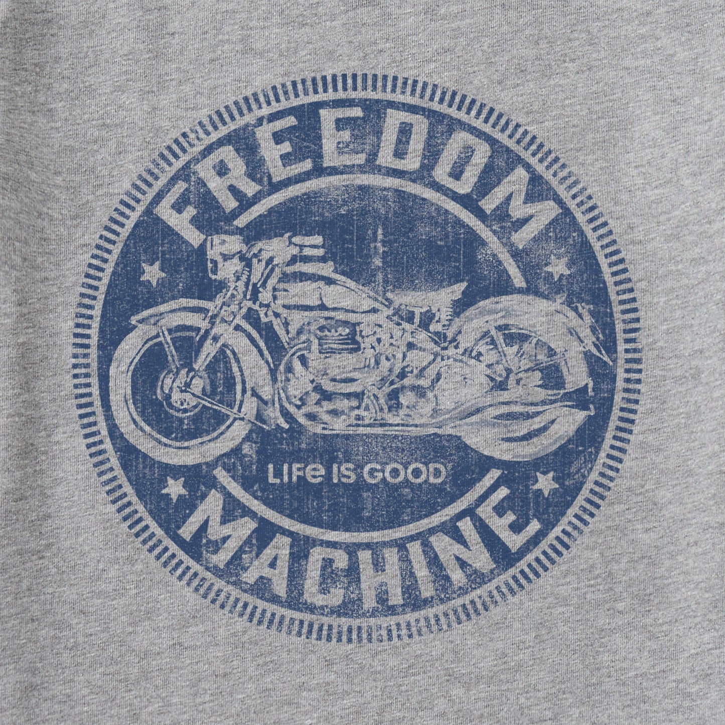 Men's Freedom Machine Motorcyle Short Sleeve Crusher-LITE Tee