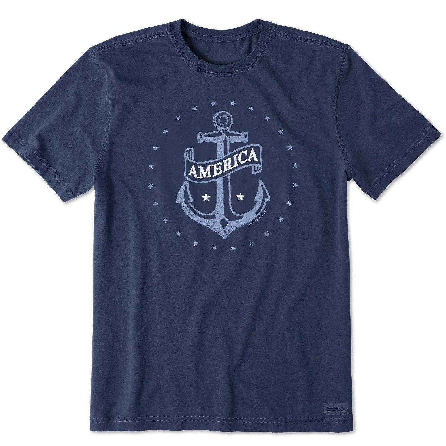 Men's Americana Anchor Short Sleeve Crusher-LITE Tee