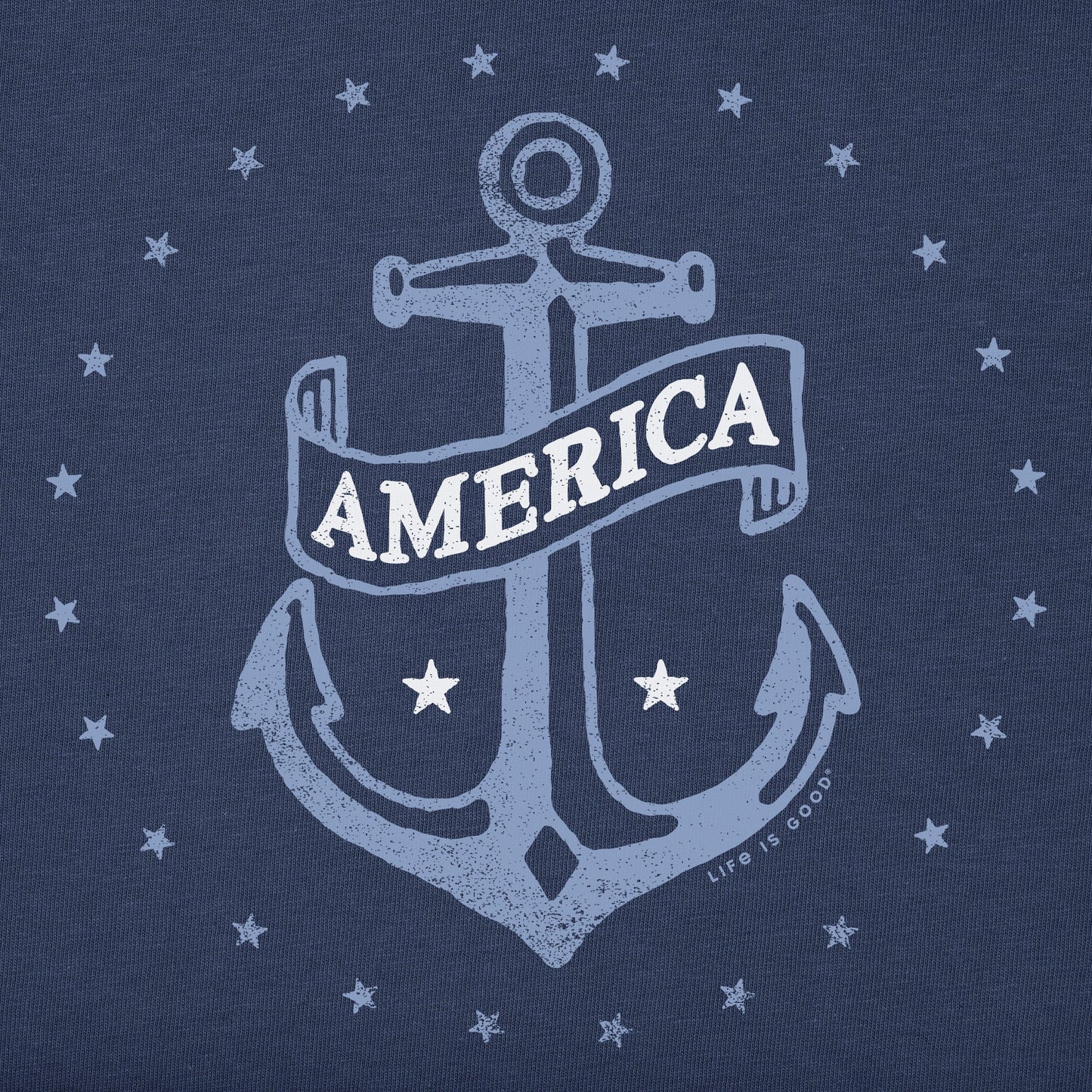 Men's Americana Anchor Short Sleeve Crusher-LITE Tee