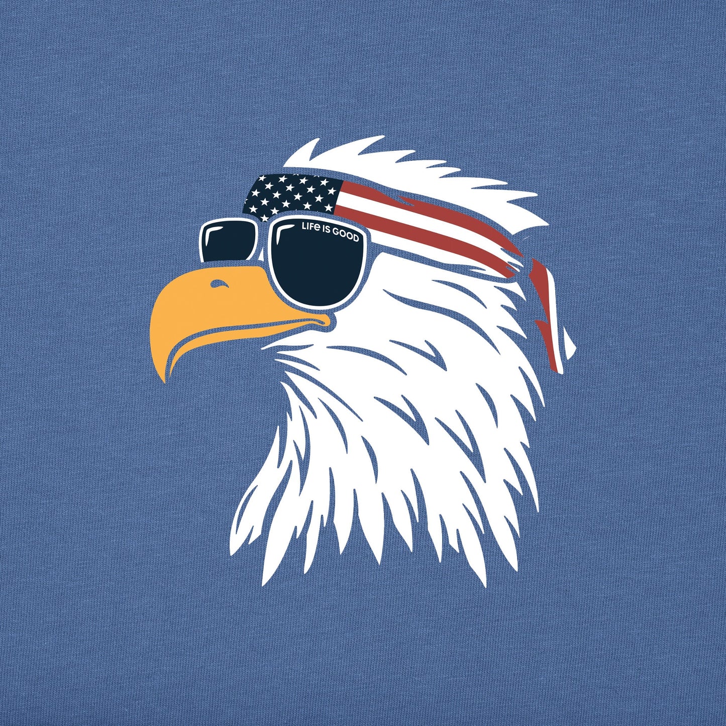 Men's Patriotic Eagle Short Sleeve Crusher-LITE Tee