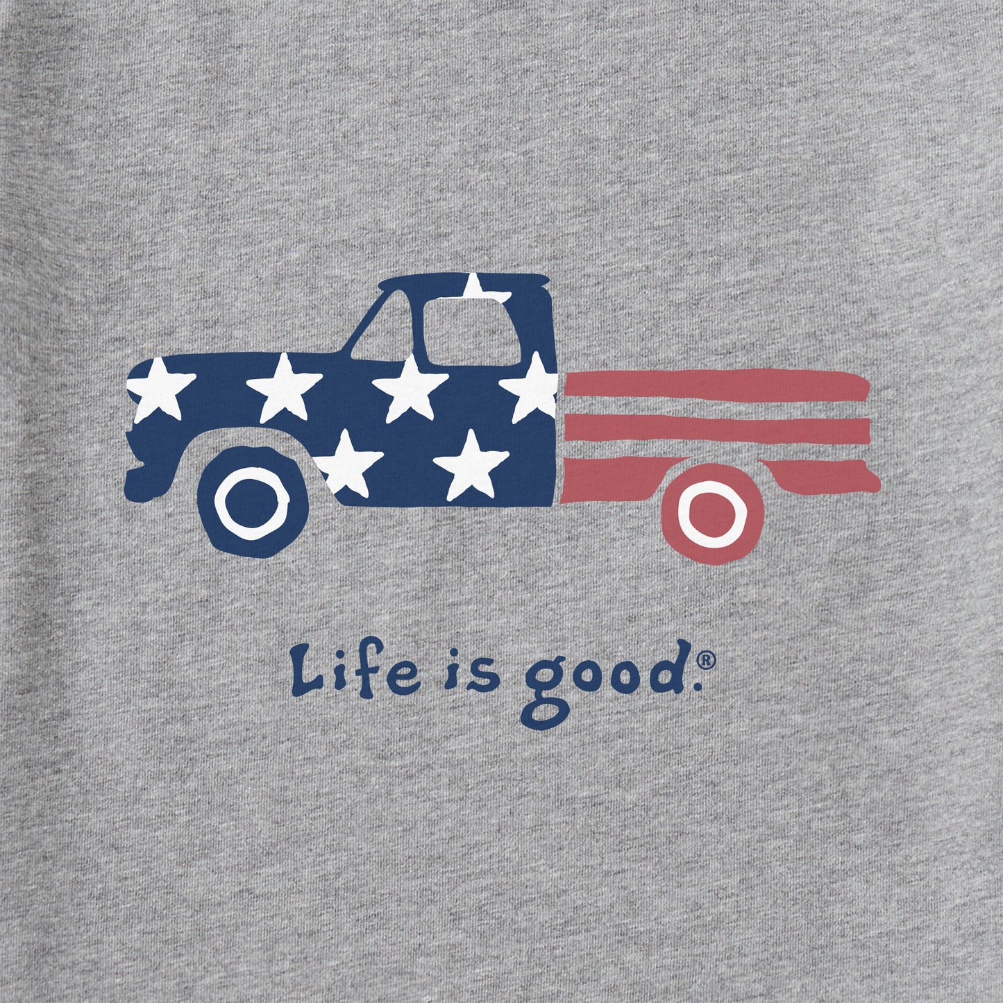 Men's Patriotic Truck Short Sleeve Tee