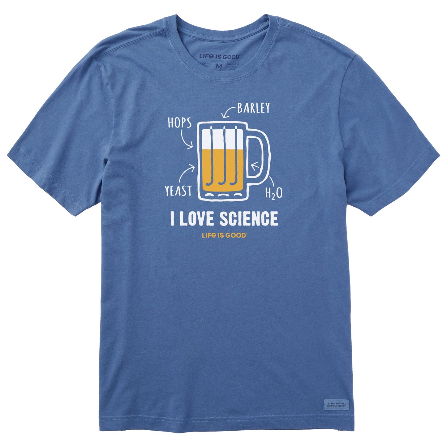 Men's I Love Science Beer Short Sleeve Tee