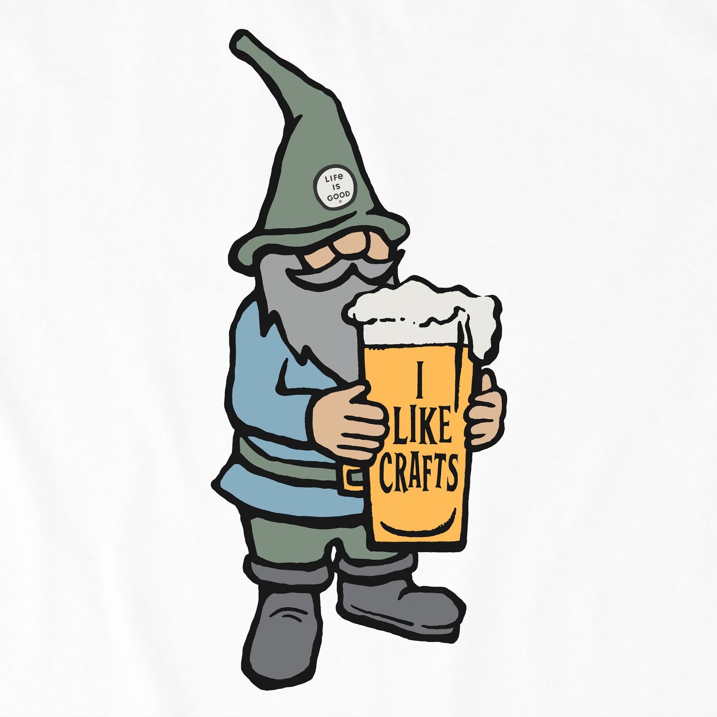 Men's I Like Crafts Gnome Short Sleeve Tee