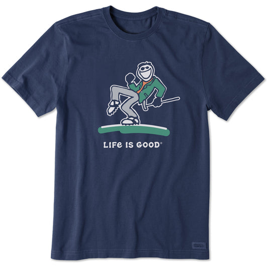 Men's Green Pump Putt Jake Short Sleeve Crusher Tee