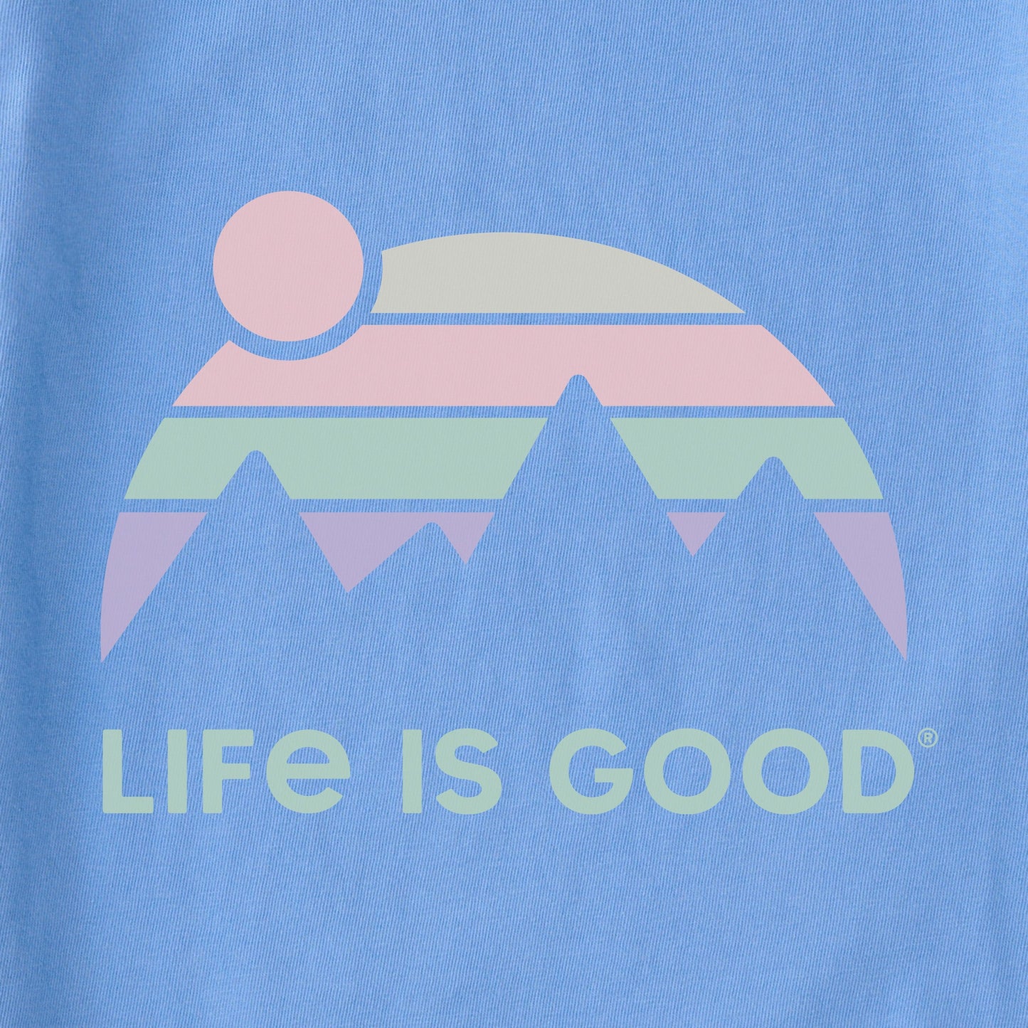 Women's Retro Mountains Short Sleeve Crusher Boxy Tee