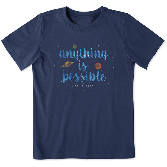 Kids Anything is Possible Short Sleeve Crusher Tee