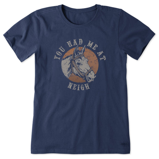Women's You Had me at Neigh Short Sleeve Tee