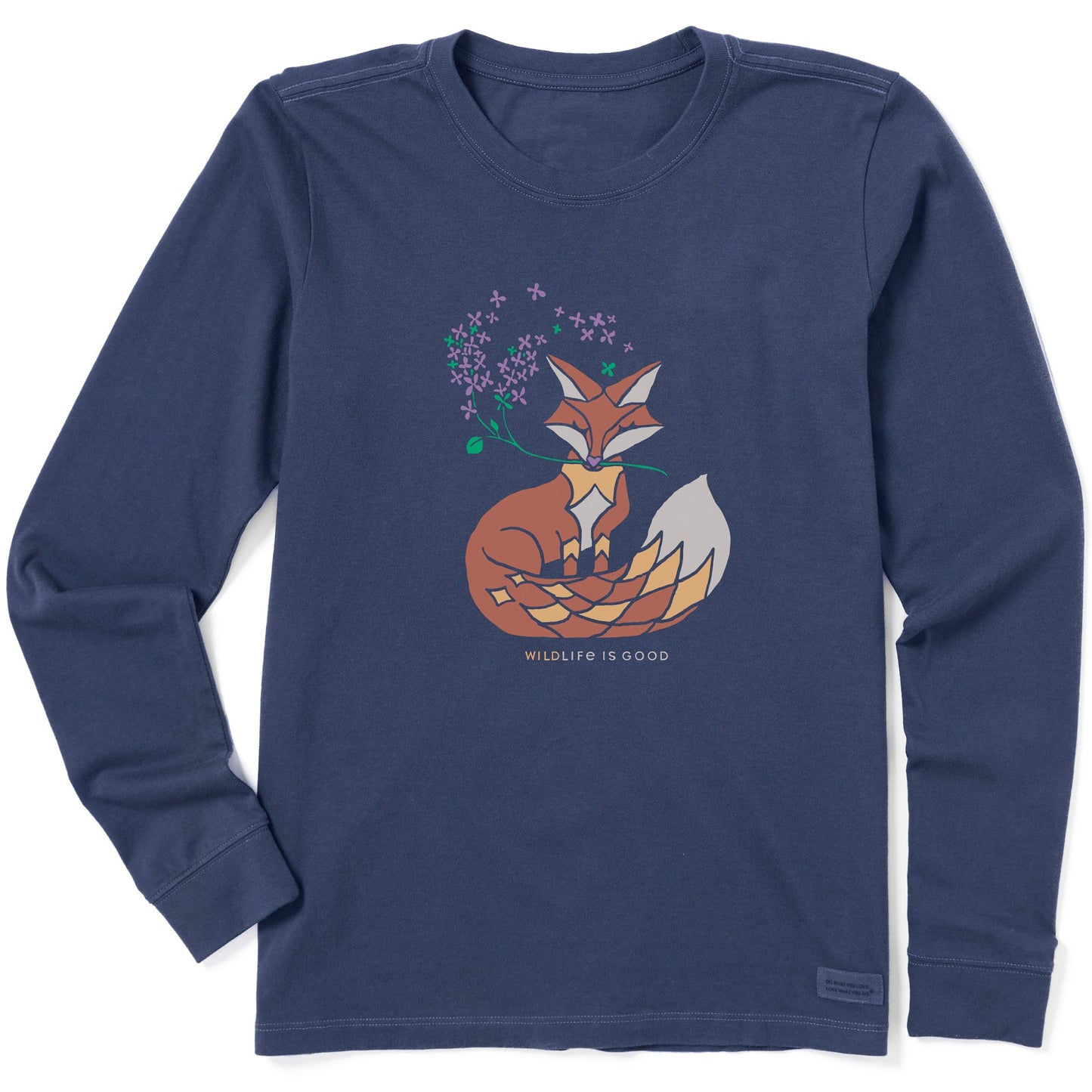 Women's Wild Fox Long Sleeve Crusher Tee