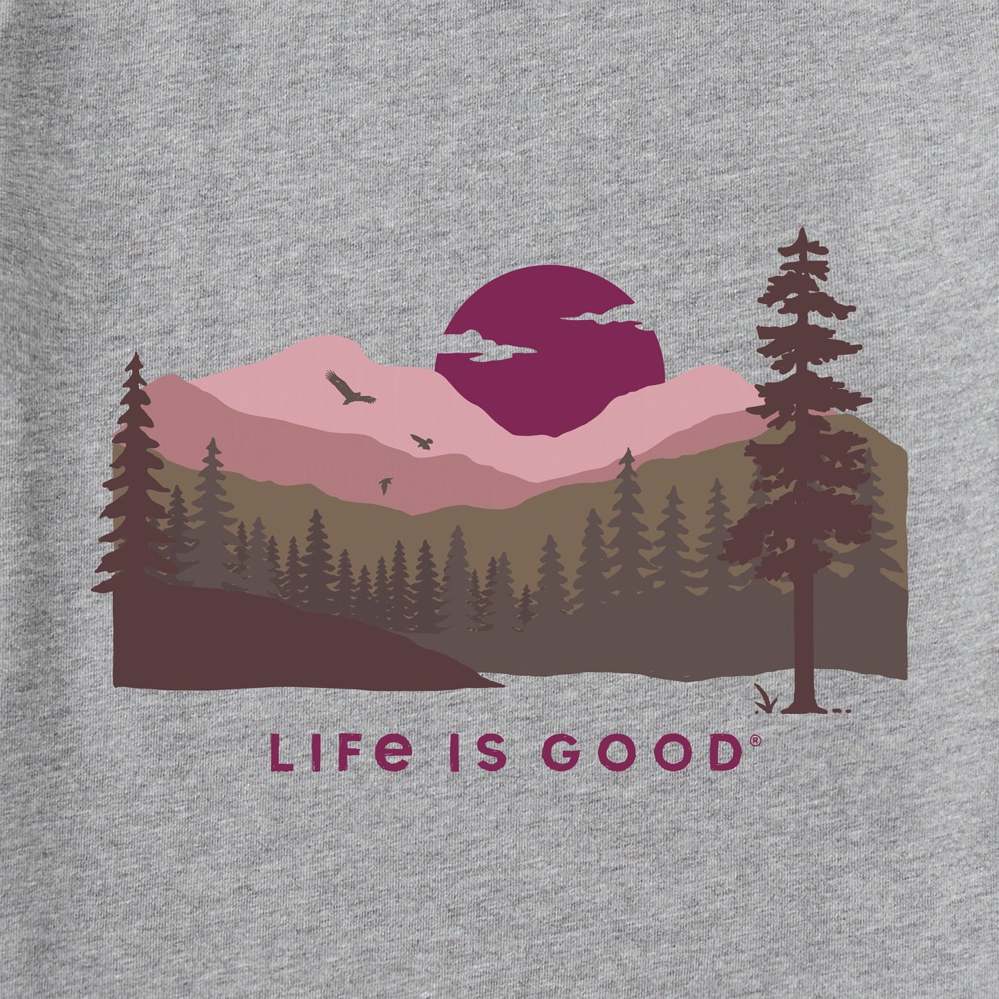 Women's Sunset Landscape Short Sleeve Tee