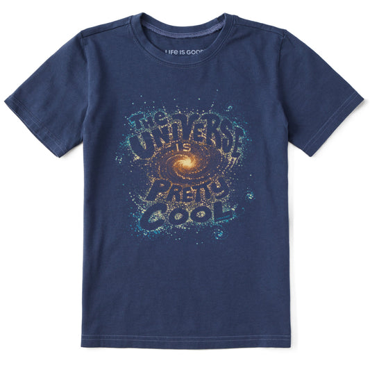 Kids Pretty Cool Universe Short Sleeve Crusher Tee