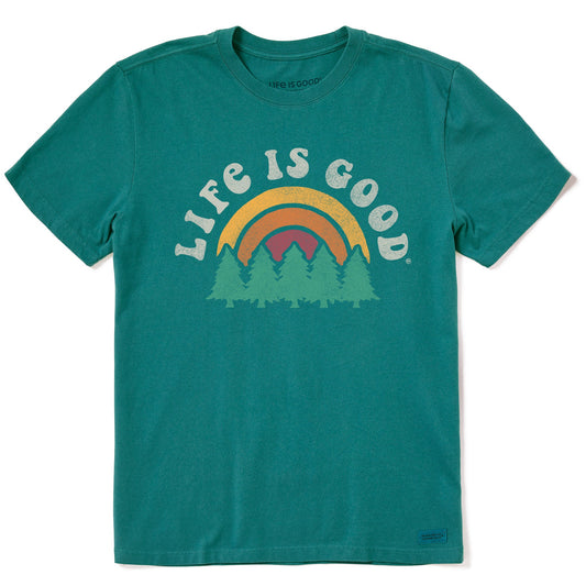 Men's Rainbow Forest Short Sleeve Crusher Tee