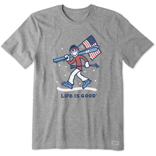 Men's Jake Ski USA Short Sleeve Crusher Tee