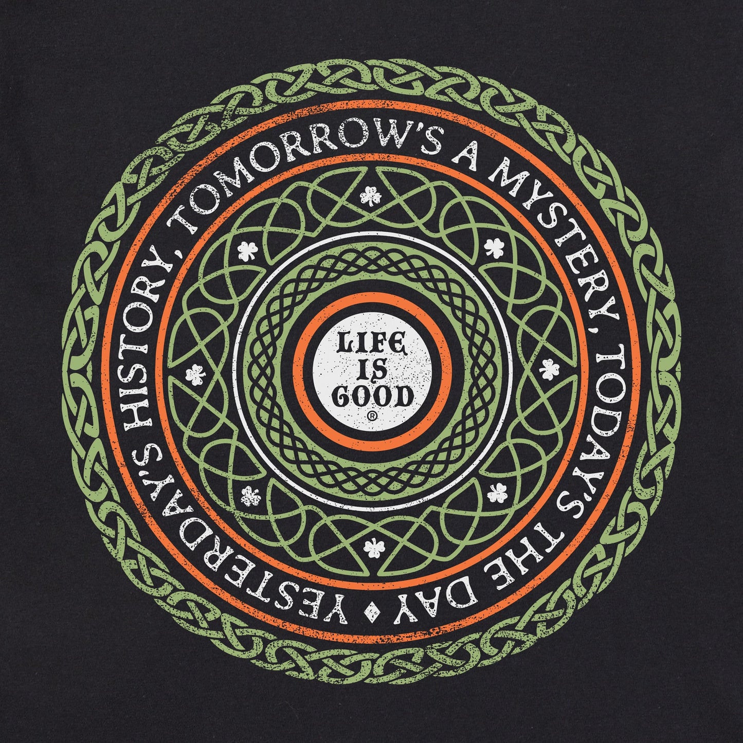 Men's Irish Wisdom Mandala Short Sleeve Crusher Tee