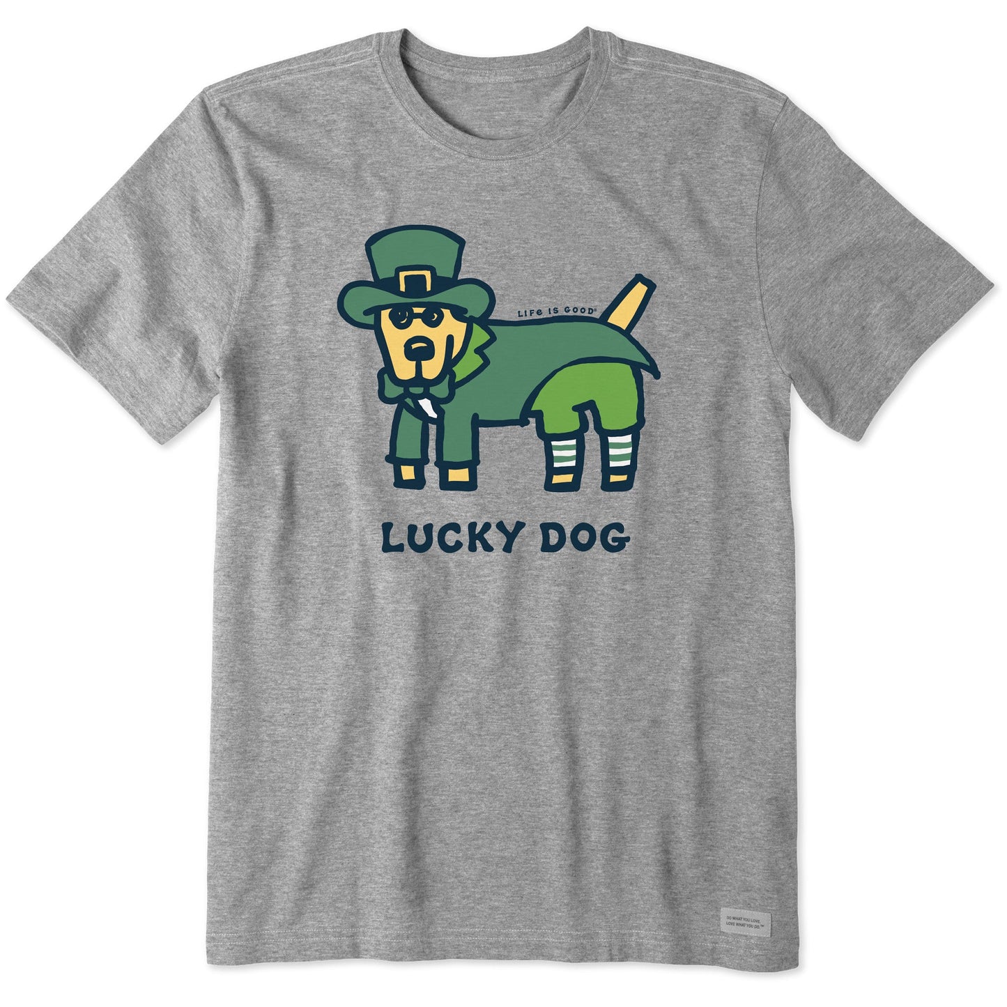Men's Rocket Lucky Leprechaun Short Sleeve Crusher Tee