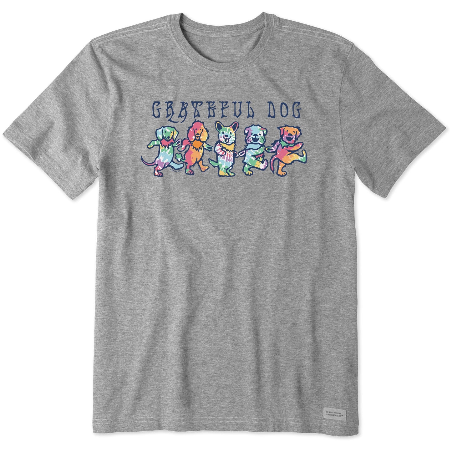 Men's Tie Dye Grateful Dog Short Sleeve Tee