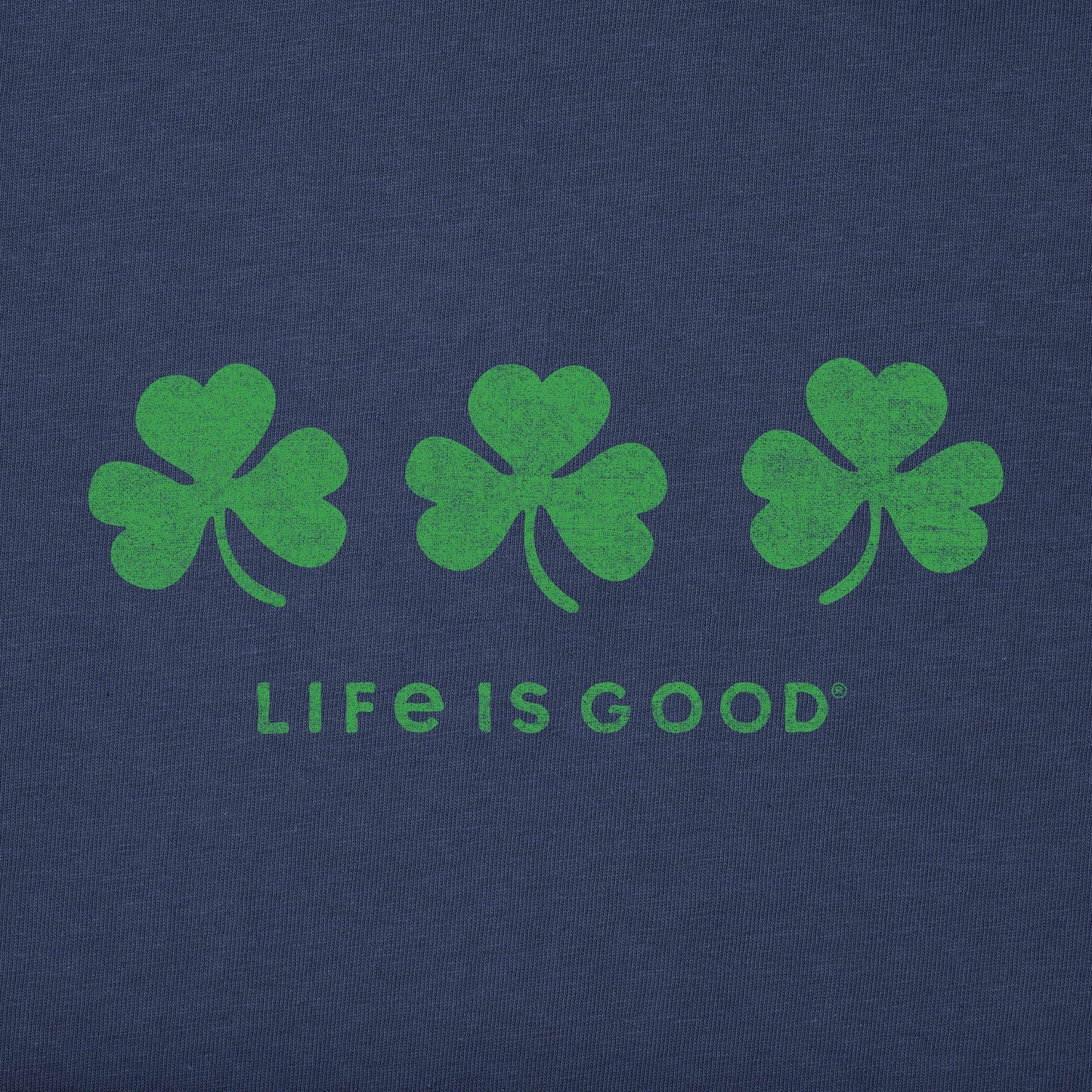 Men's Three Shamrocks Short Sleeve Crusher Tee