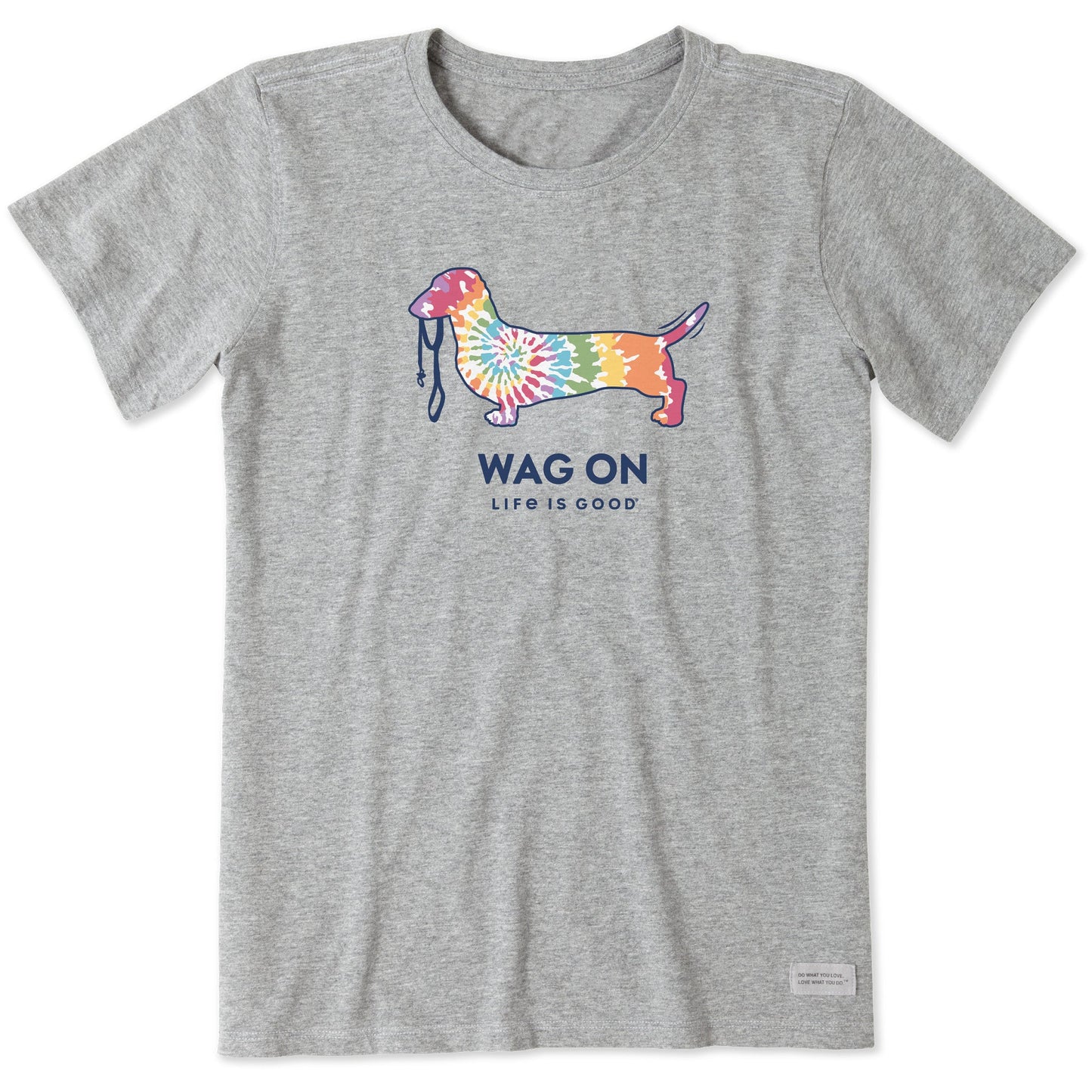 Women's Tie Dye Dachshund Short Sleeve Tee