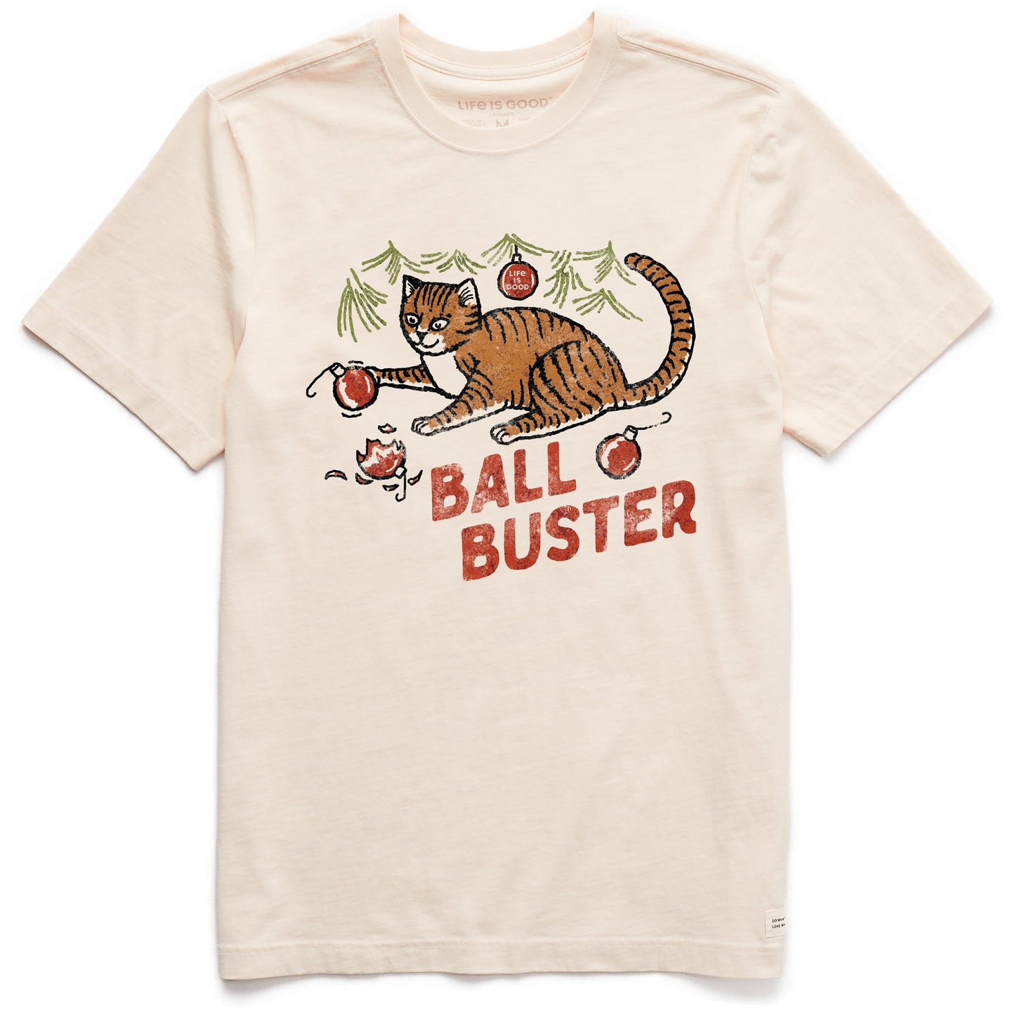 Men's Ball Buster Cat Short Sleeve Crusher Tee