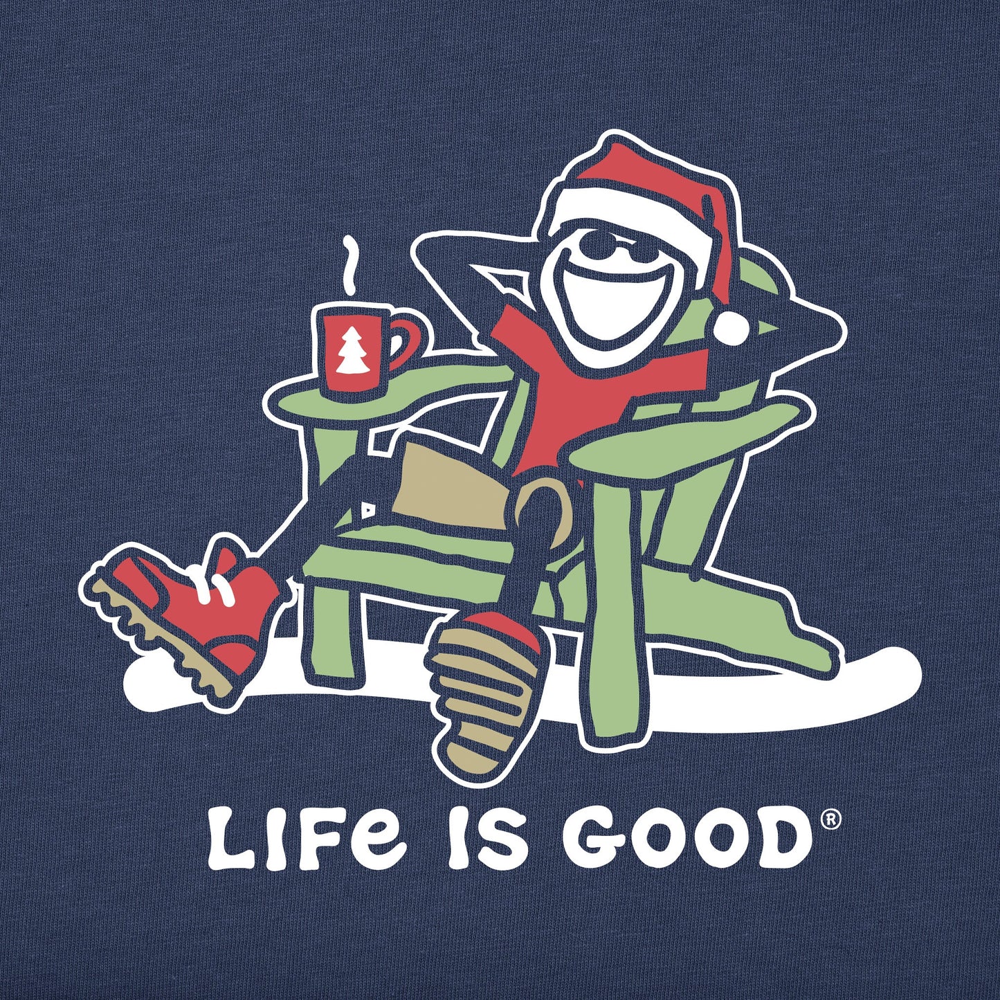 Men's Santa Jake Adirondack Short Sleeve Crusher Tee