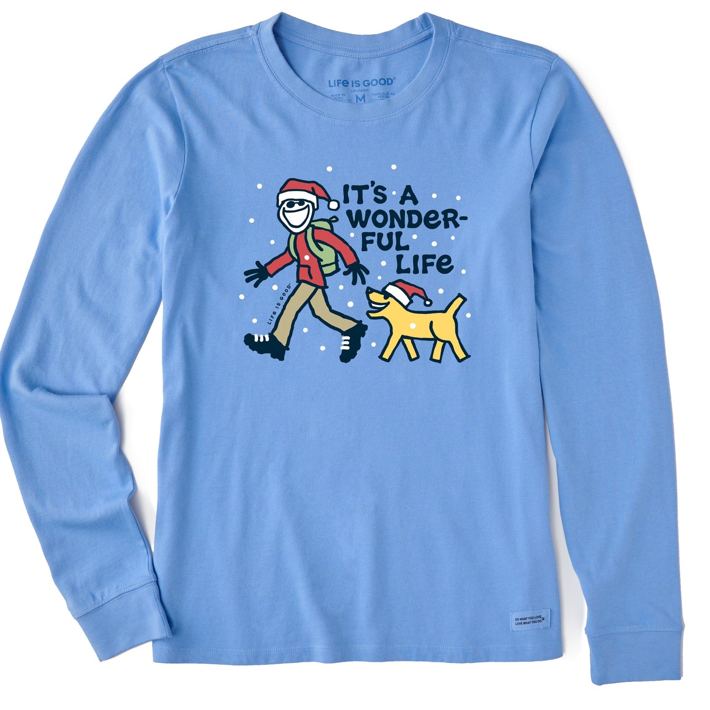 Women's Jake and Rocket Wonderful Life Long Sleeve Crusher Tee