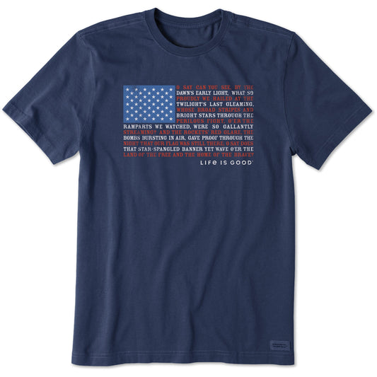 Men's Anthem Flag Short Sleeve Tee