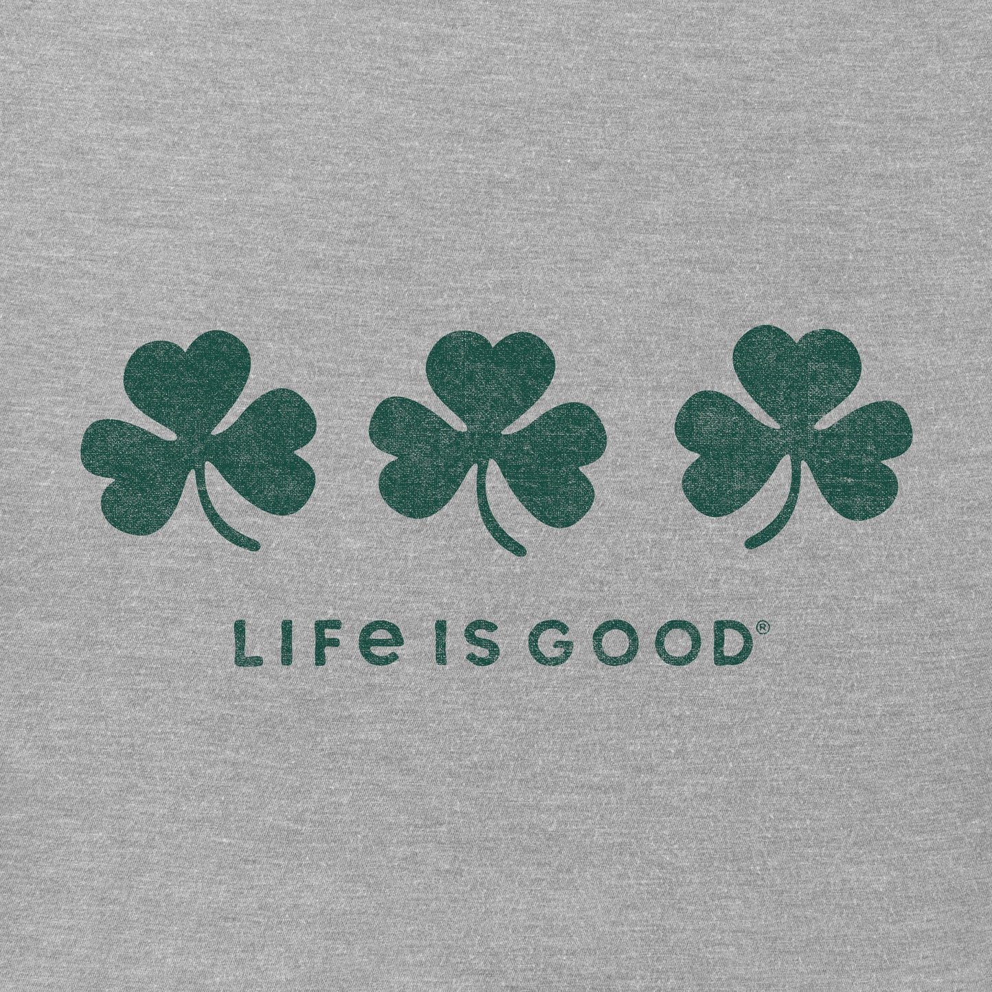 Women's Three Shamrocks Long Sleeve Crusher Tee