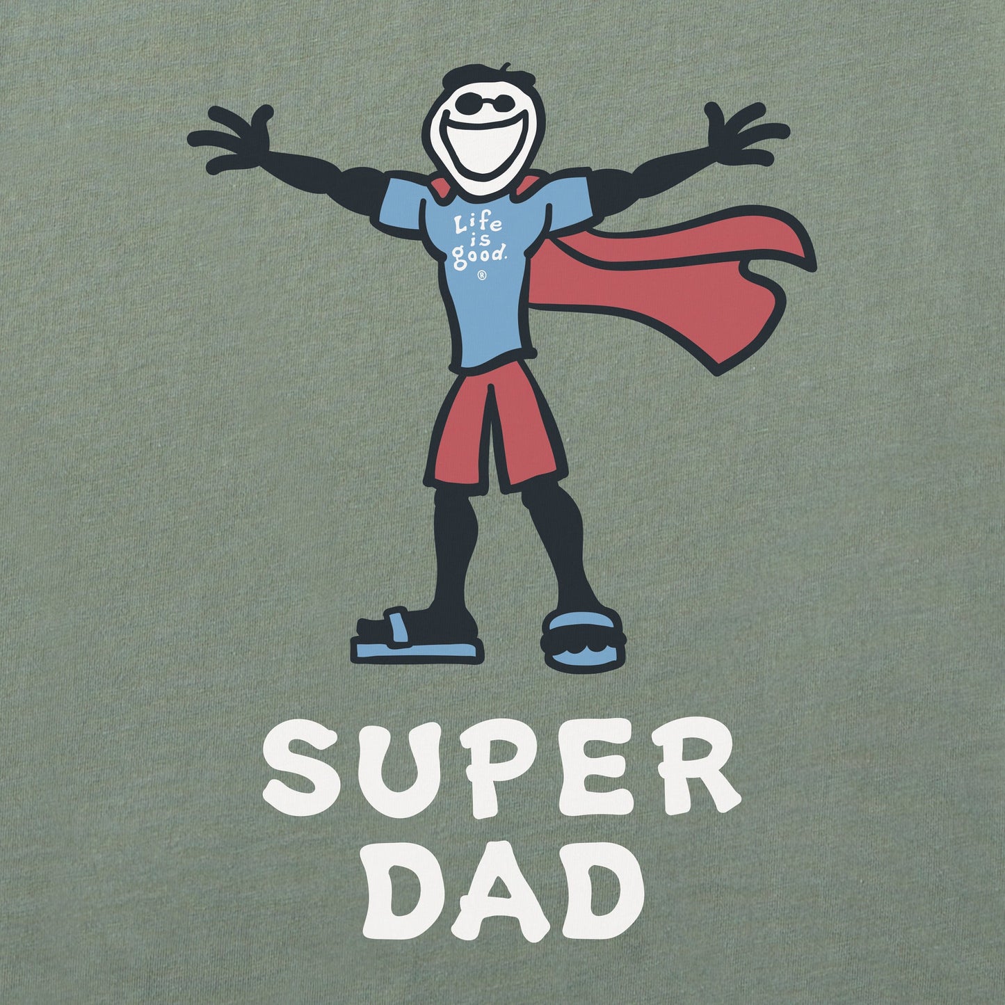 Men's Jake Super Dad Short Sleeve Crusher Tee
