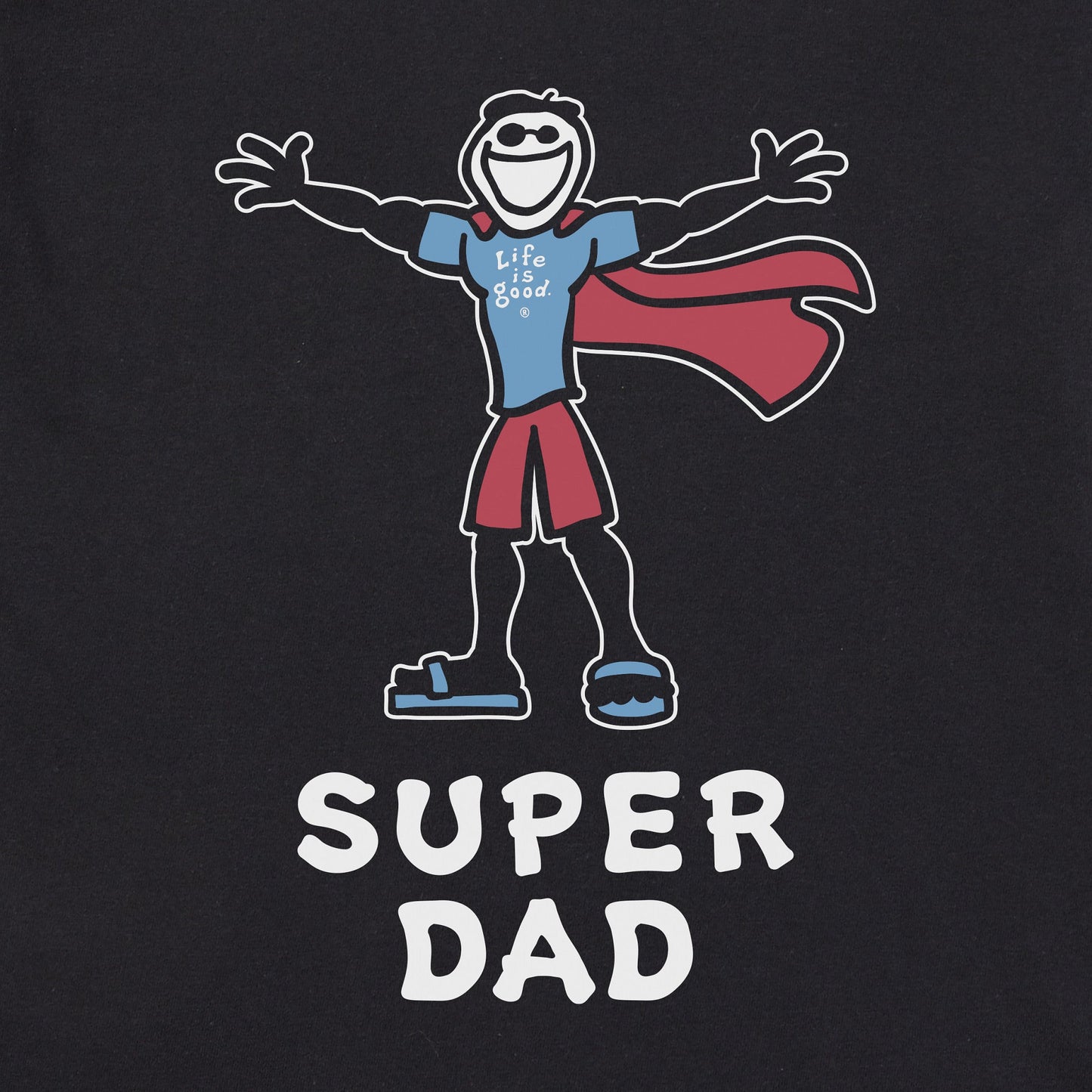 Men's Jake Super Dad Short Sleeve Crusher Tee