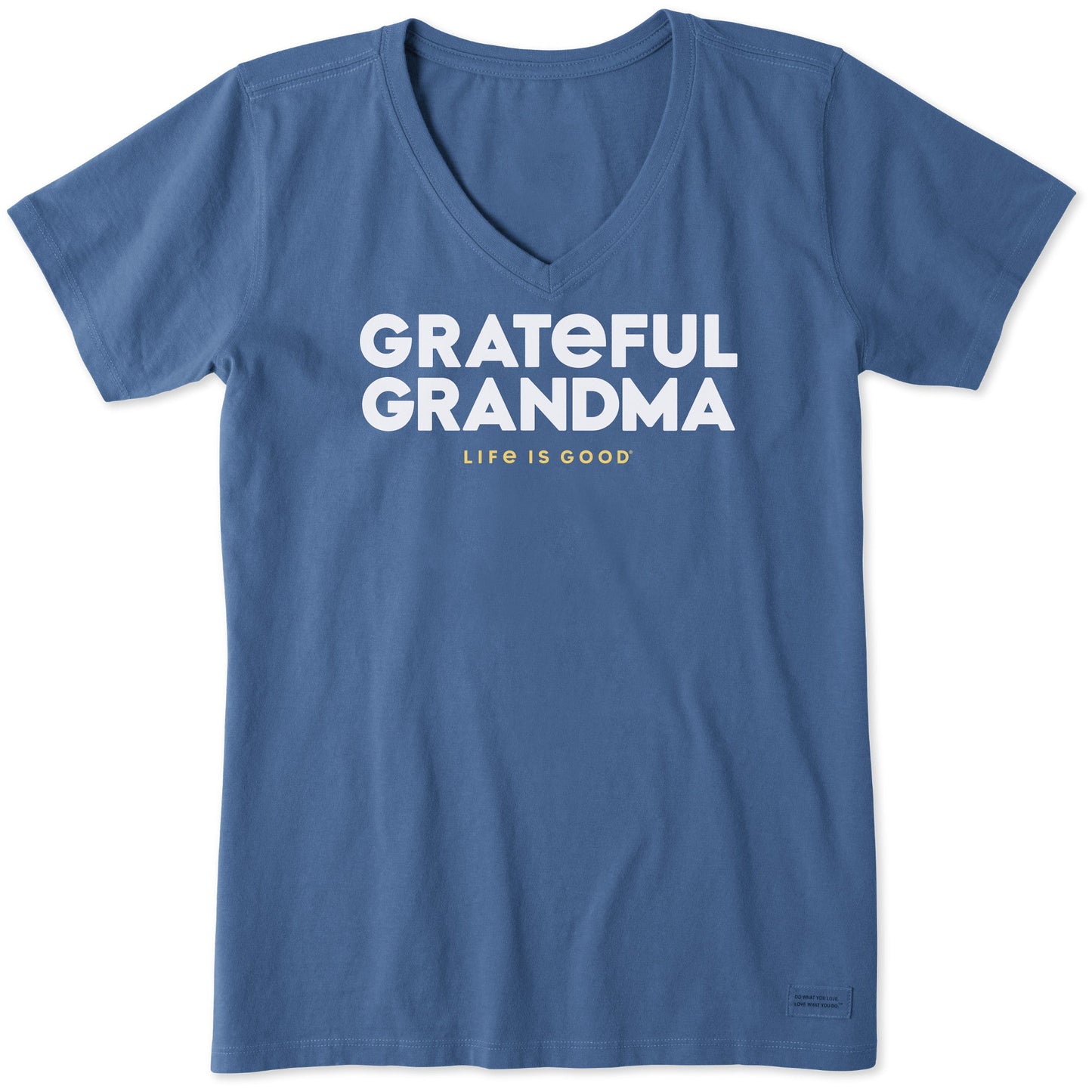 Women's Grateful Grandma Short Sleeve Crusher Vee