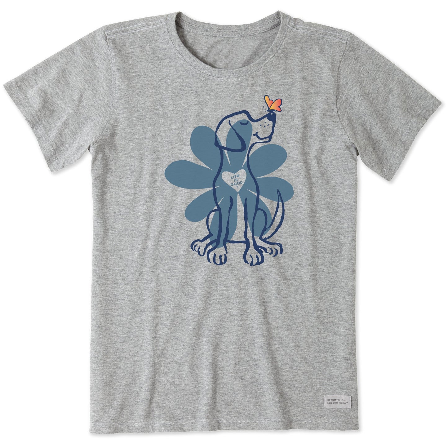 Women's Spring Daisy Dog Short Sleeve Tee