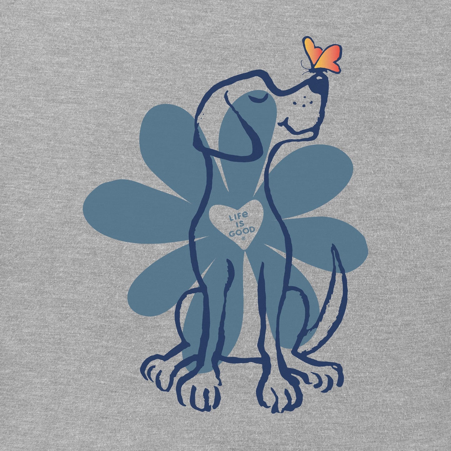 Women's Spring Daisy Dog Short Sleeve Tee