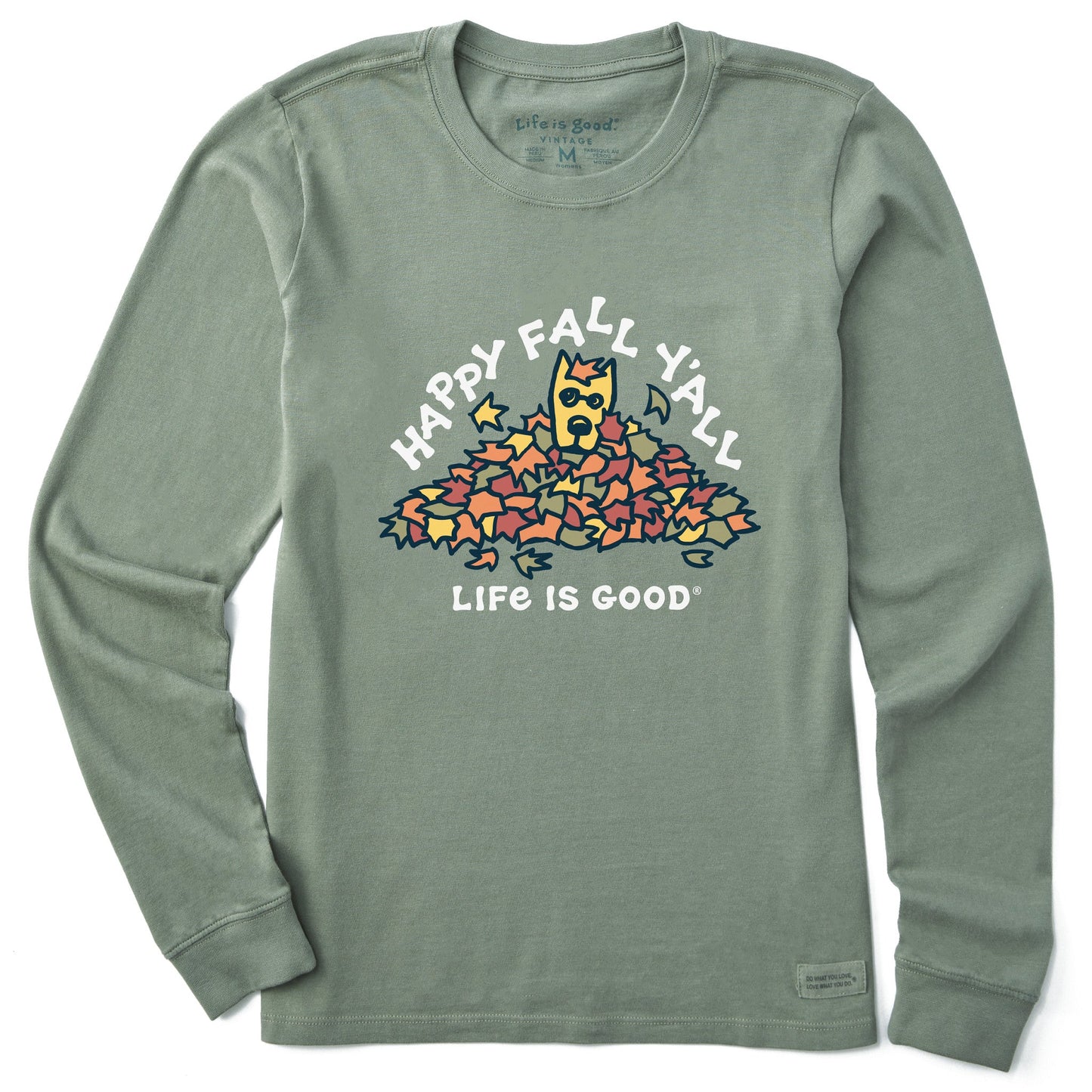 Women's Rocket Happy Fall Y'All Long Sleeve Crusher Tee