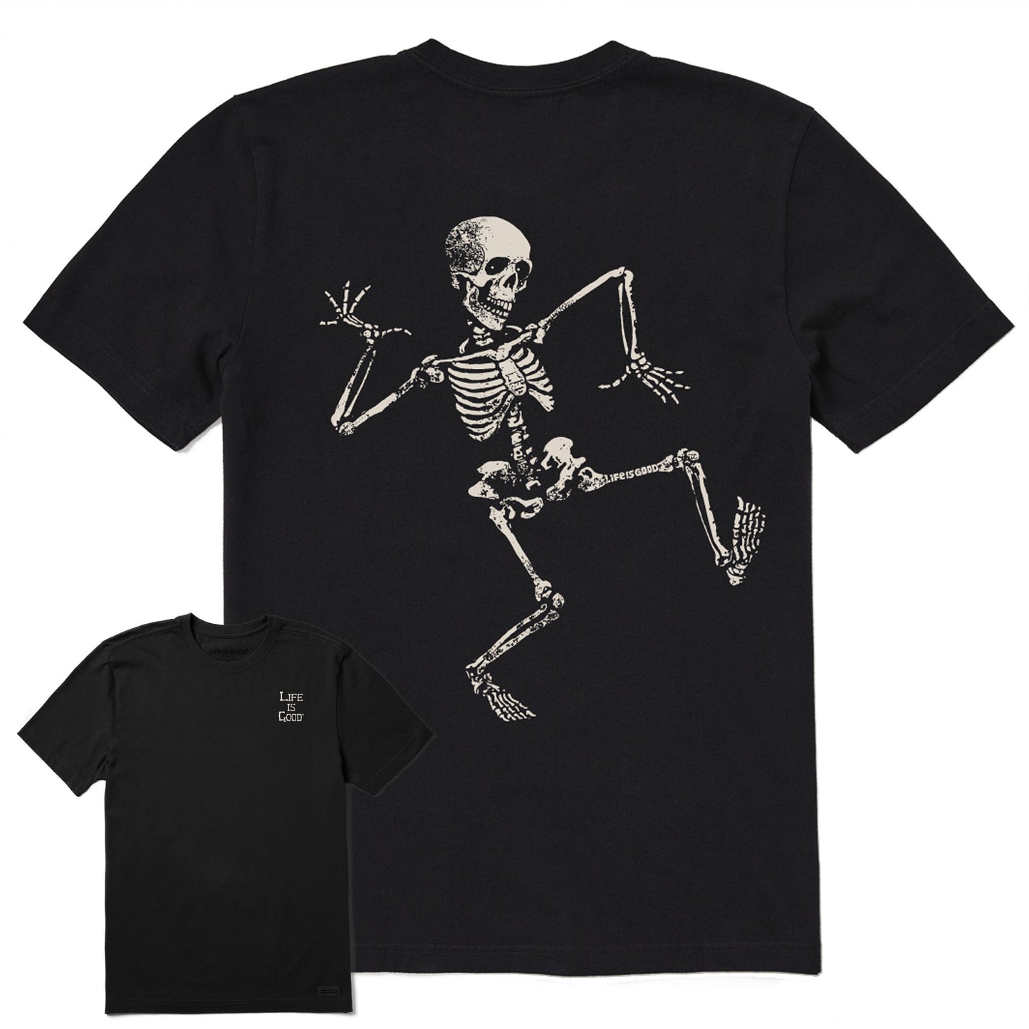 Men's Skeleton Dance Short Sleeve Crusher Tee