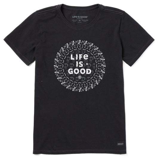 Women's Skeleton Coin Short Sleeve Crusher Tee