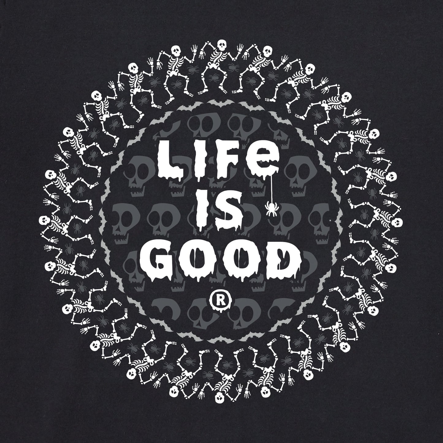 Women's Skeleton Coin Short Sleeve Crusher Tee