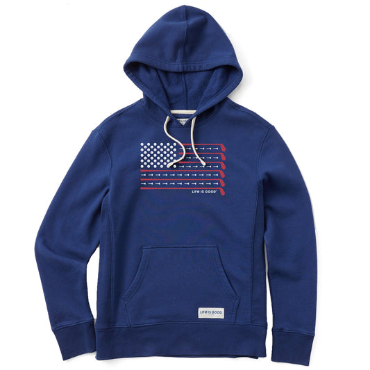 Women's Golf Flag Simply True Fleece Hoodie