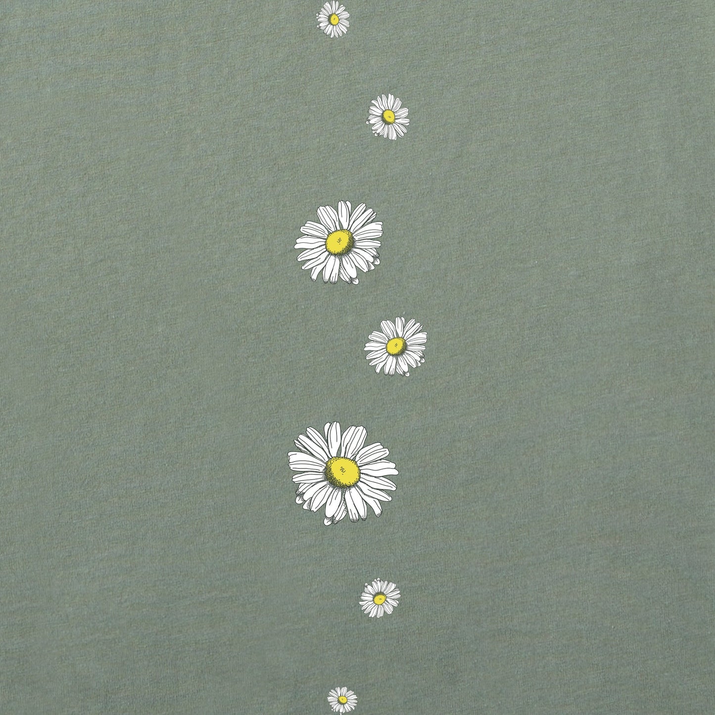 Women's Detailed Wildflowers Long Sleeve Crusher Tee