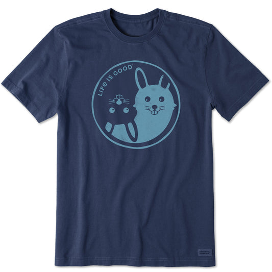 Men's Yin Yang Bunny Short Sleeve Tee