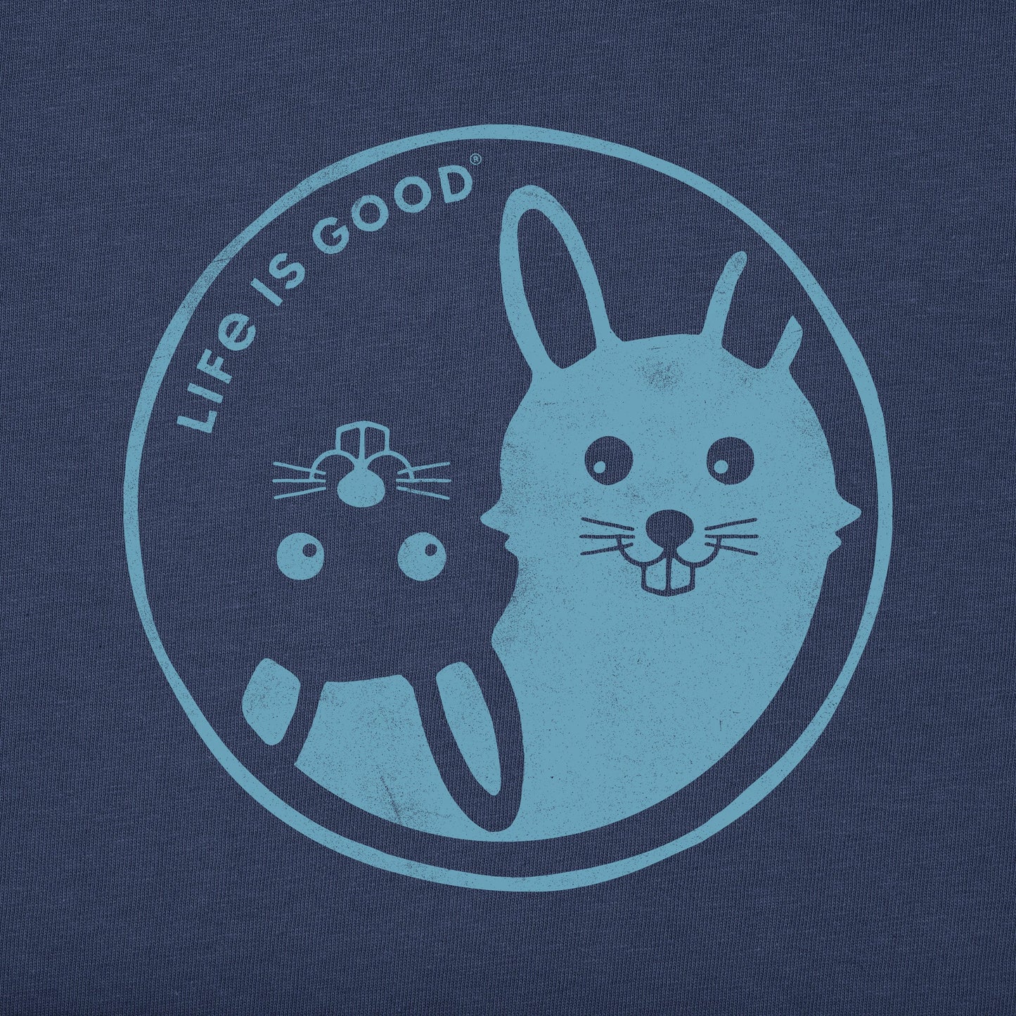 Men's Yin Yang Bunny Short Sleeve Tee
