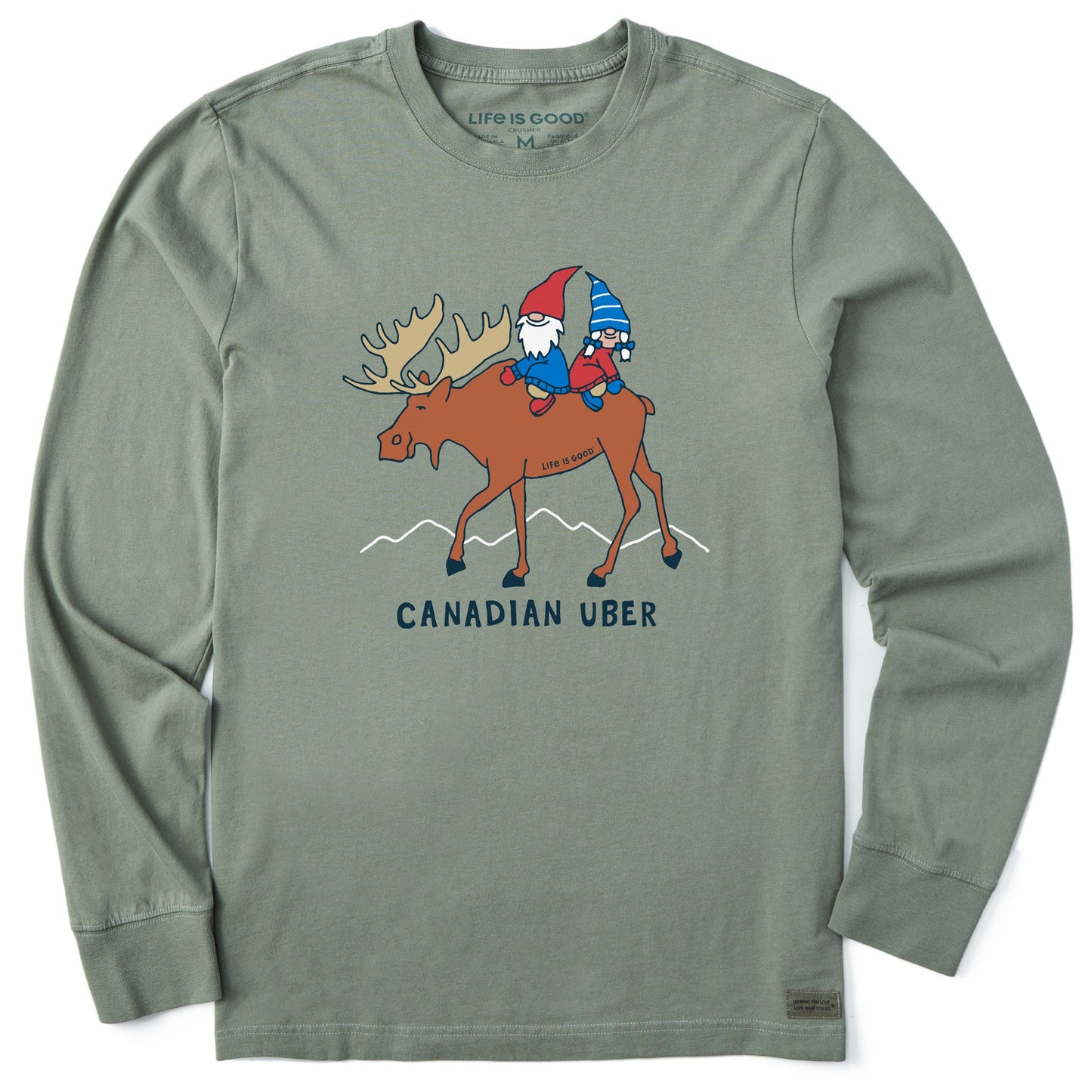 Men's Canadian Uber Long Sleeve Crusher Tee