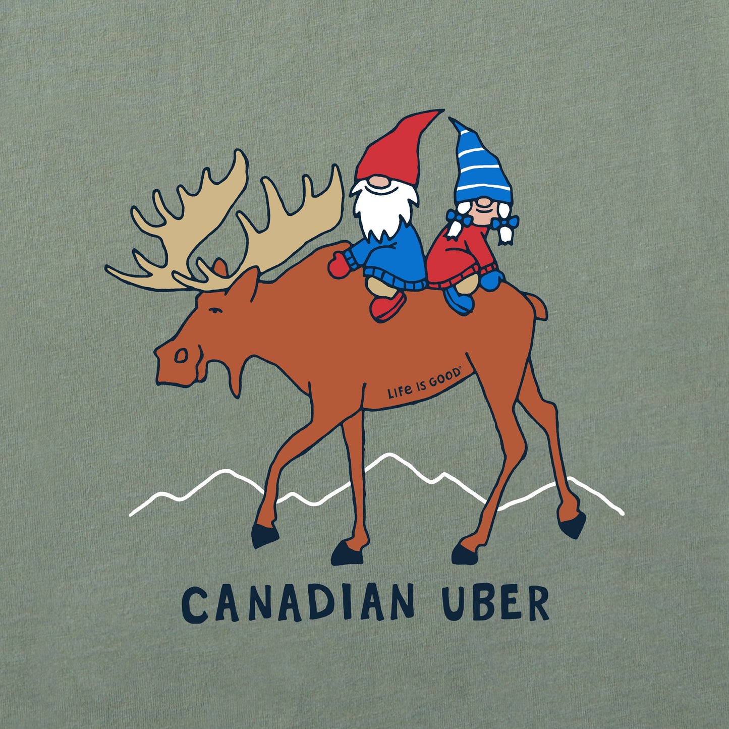 Men's Canadian Uber Long Sleeve Crusher Tee