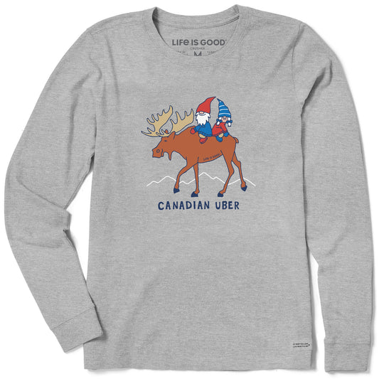 Women's Canadian Uber Long Sleeve Crusher Tee