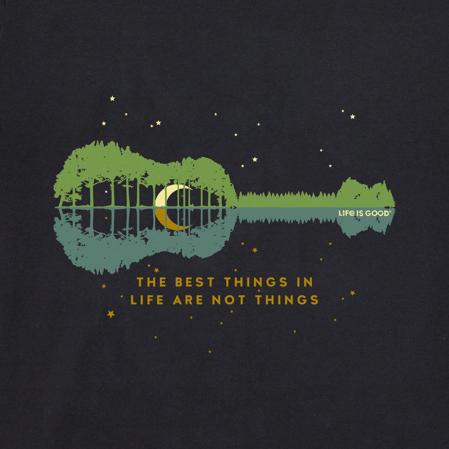 Men's Best Things Guitar Reflection Short Sleeve Tee