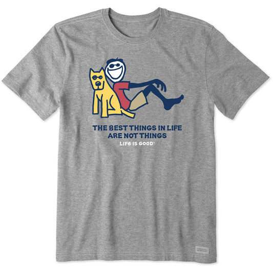 Men's Jake and Rocket the Best Things Short Sleeve Crusher Tee